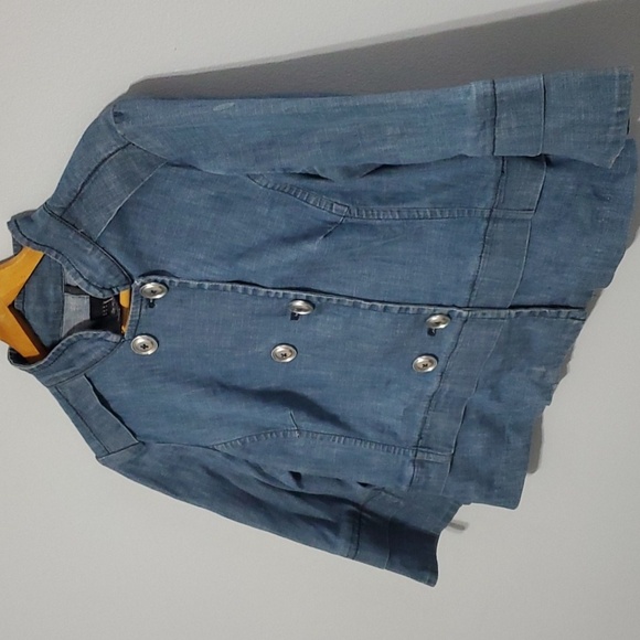 Attention jacket womens size small sz s 98% cotton 2% spandex y2k - Picture 2 of 16